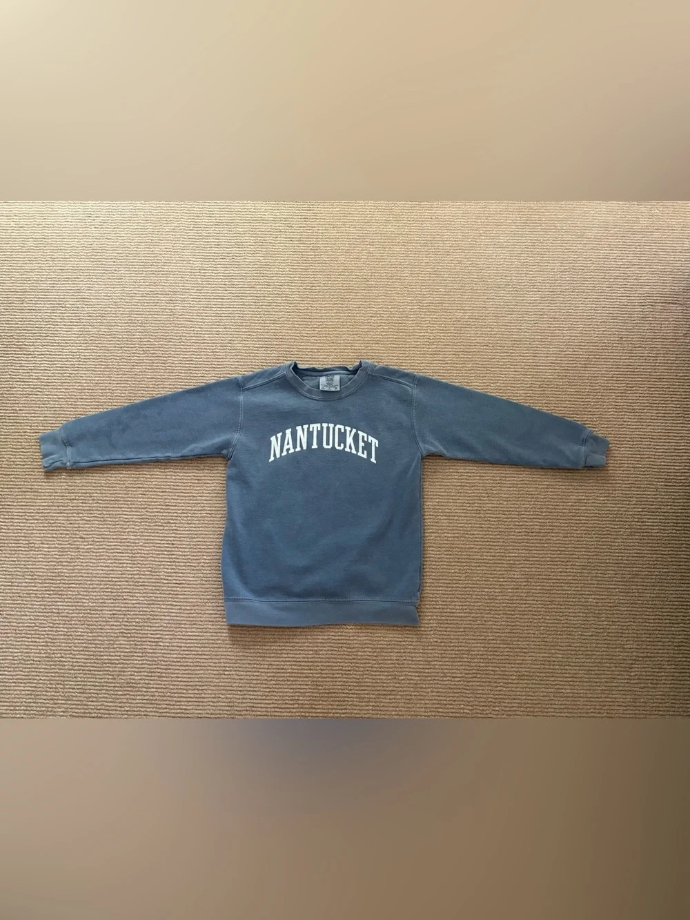 Comfort Colors Faded Blue Crewneck Sweatshirt - Picture 1 of 3